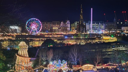 Fototapeta premium Edinburgh Christmas Fair