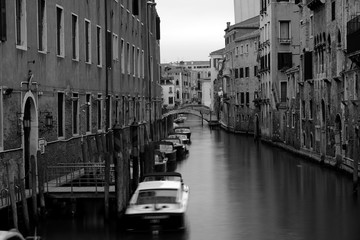 Venice Italy boats water bridges