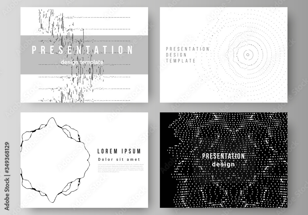 Poster the minimalistic abstract vector illustration layout of the presentation slides design business temp