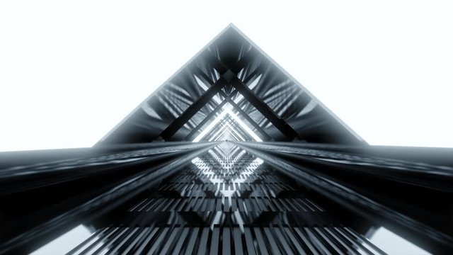 3D rendered illustration, visualisation of science fiction interior