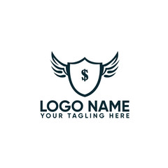 Shield Security Vector Logo Design