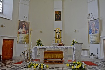 Church of the Annunciation of the Blessed Virgin Mary and the monastery of brigittes in Grodno. Belarus