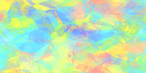 bright pastel polygon wallpaper