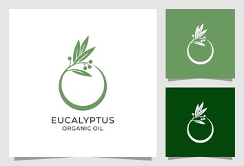 eucalyptus logo design premium vector © jempolan