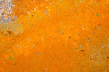 background with rust. surface of yellow brown rusty metal. rusty iron texture