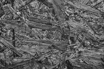 plywood gray color. background texture of aged sheet of plywood with fragments of compressed sawdust