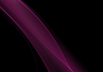 Abstract background waves. Black and fuchsia abstract background for business card or wallpaper