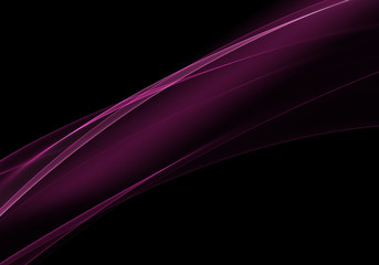 Abstract background waves. Black and fuchsia abstract background for business card or wallpaper