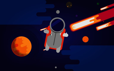 astronauta flat  © JnthnSv