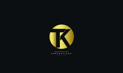 Letter TK Logo Alphabet Design Icon Vector Symbol