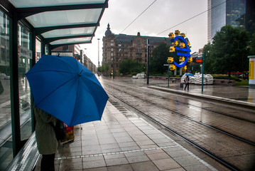 City photographed in Frankfurt am Main, Germany. Picture made in 2009.