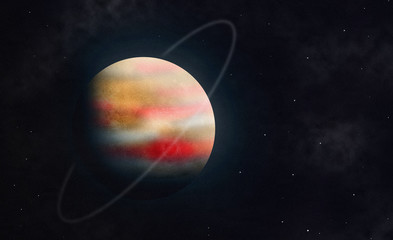 planet like jupiter in space
