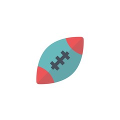 american football ball icon vector illustration design