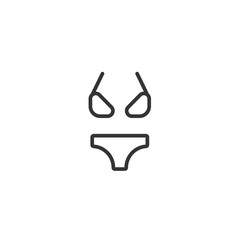 bikini icon vector illustration design