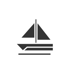 boat at sea icon vector illustration design