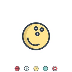 bowling icon vector illustration design