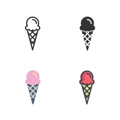 ice cream icon vector illustration design