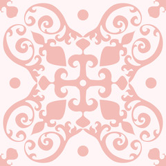 Cute Tile Vector Pattern Seamless