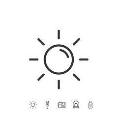 sun solar icon vector illustration design