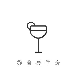 cocktail drink vector icon vector illustration design