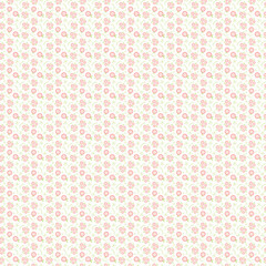Tiny pink flowers - Seamless textile pattern