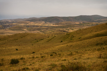 Fototapeta na wymiar Mountains in the Eastern Armenia