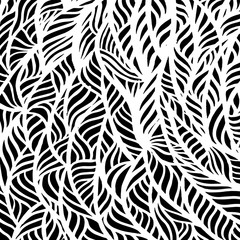 Fototapeta premium Grunge style. Abstract texture. Background. Brush pattern. White and black vector.