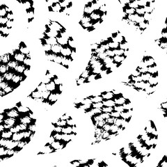 Grunge style. Abstract texture. Background. Brush pattern. White and black vector.