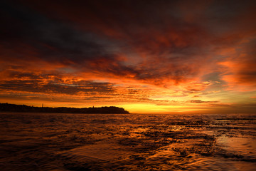 Bondi Beach at sunrise, Sydney Australia