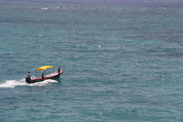 boat on the sea