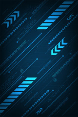 Vector background in the concept of technology.