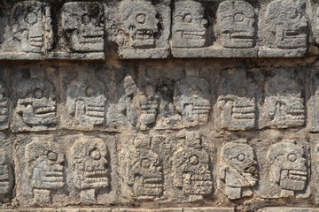 skull wall mexico