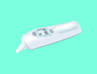thermometer isolated on white background