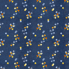 Seamless pattern with leafs..