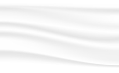 White Creased fabric texture Abstract background. Satin Folds. Cotton Soft wave. Luxurious background design