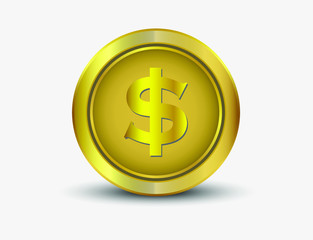 golden dollar sign