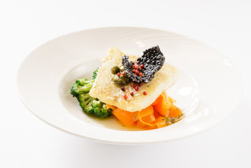 fish with vegetables