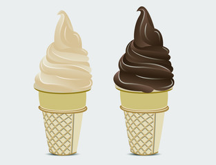 ice cream vector illustration