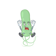 cartoon character design of aquificae having shocking gesture