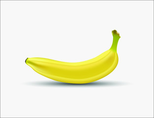 banana isolated on white background