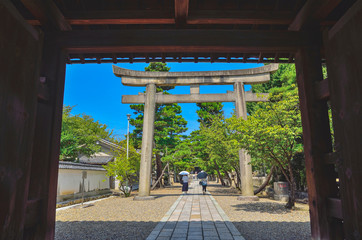 京都の御香宮神社