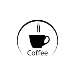 Coffee Cup icon isolated on white background