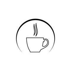 Coffee Cup icon isolated on white background