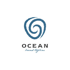Obraz premium abstract waves for premium logo vector