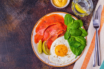 Ketogenic diet food, healthy meal concept.