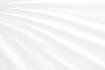 Obraz premium Elegance Abstract soft focus wave white fabric use for background or wallpaper.