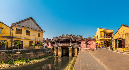 The ancient Japanese Bridge or Chua Cau,, Hoi An, Vietnam