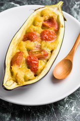 米茄子のチーズ焼き