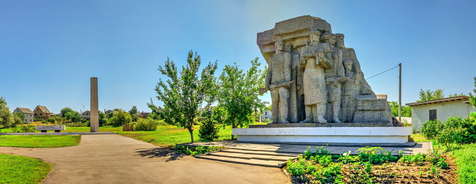 Catacombs memorial in Nerubayske, Ukraine