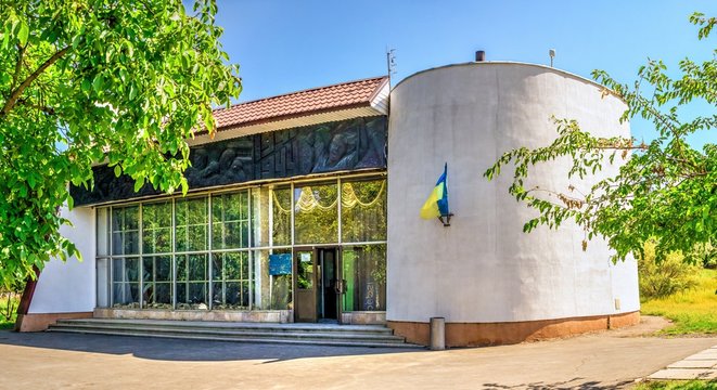Catacombs memorial in Nerubayske, Ukraine